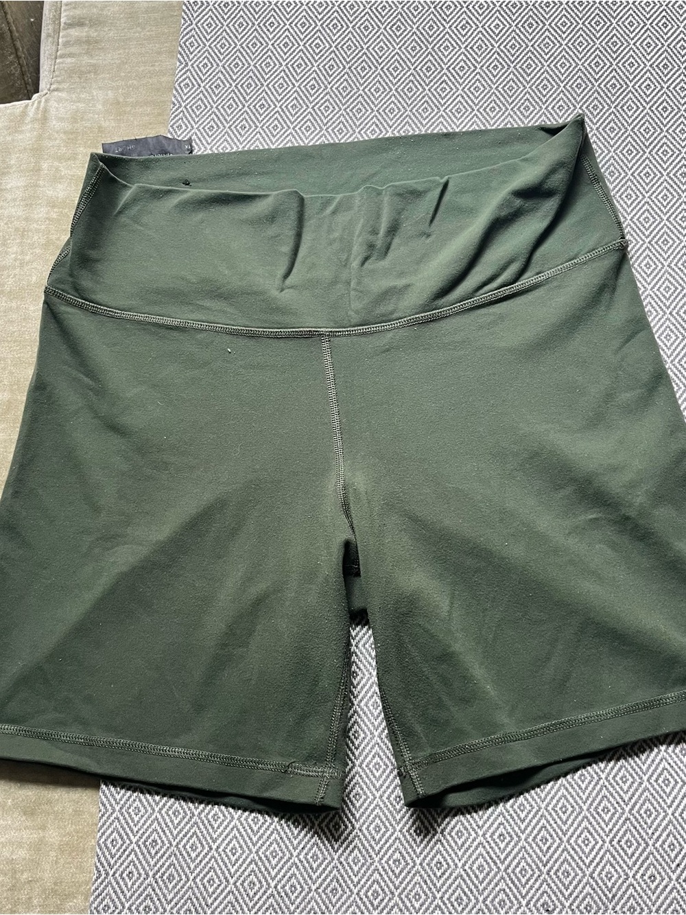 TNA Olive Green BUTTER Cheeky Hi-Rise 7" Short